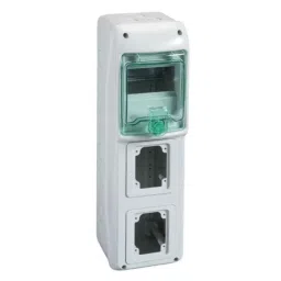 Schneider Electric Kaedra Polymer Enclosure for 2 Sockets, 13178-29