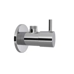 RN 15mm Brass Chrome Angle Valve with Stainless Steel 304 Flange, RNFLAV0001-23