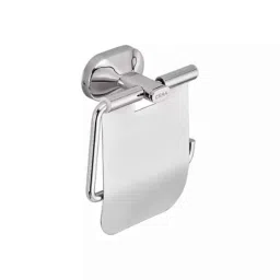 Cera Icon Stainless Steel Silver Chrome Finish Wall Mount Paper Holder with Flap Guard, F5014110CH-image-74