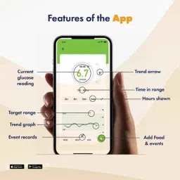 Tracky 14 Days Bluetooth Connected Continuous Glucometer Sensor image 5