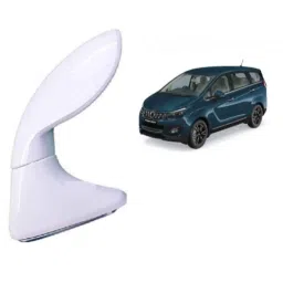 SureStrive ABS White Front Left Side Fender Angle View Bonnet Blind Mirror for Mahindra Marazzo All Model image 2
