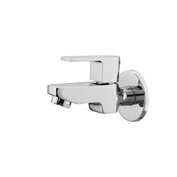 Aquieen Marino Brass Chrome Bib Cock Tap with Wall Flange-picture-26