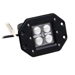 AllExtreme EX4DPL1 16W White Dually Flush Mount 4D Optic CREE Projector Lens Fog Light-26