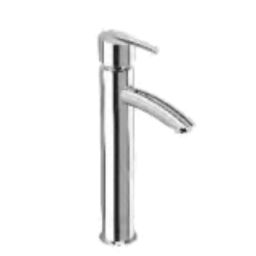 Somany Cella Brass Chrome Finish Single Lever High Basin Mixer with Braided Hose Set, 272111150021-picture-32