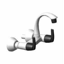 APL Apollo Edge ABS White Sink Mixer, TP395-2