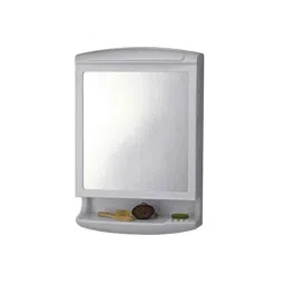 Branco PPCP White Multipurpose Bathroom Mirror Cabinet-image-42