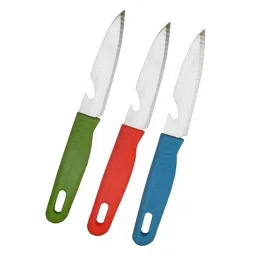 Generic 3 Pcs Stainless Steel Safety Knife Set, APOC040-21