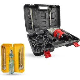 Hillgrove 1200W Demolition Hammer Concrete Breaker with 2 Bits &a; 5 in 1 Screwdriver, HGCM1394-picture-10