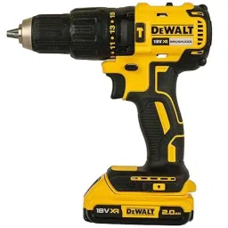 Dewalt 2Ah 13mm Black &a; Yellow Cordless Compact Brushless Hammer Drill Machine, DCD7781D2-picture-2