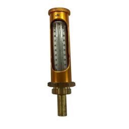 Japsin Instrumentation 0-100 deg C Round Pipe Thermometer Range, Connection: 1/2 inch, JI-STT-1002-32