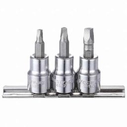 Westward 3/8x3/8 inch Steel Socket Bit Set, 54TP05-picture-0
