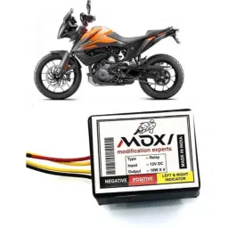 Auto Pearl 12V Black Front &a; Rear Flasher Indicator Light for KTM 390 Adventure BS6-picture-36