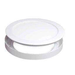 Rayvolt 8W Polycarbonate White Round Slim Surface LED Panel Light-36