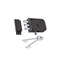 Duke Alloy Steel Grey 2 in 1 Heavy Main Door Lock, DL2009-18