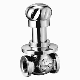 Mysis M-MN-09B Moon 3/4 inch Brass Chrome Finish Concealed Stop Cock-image-98