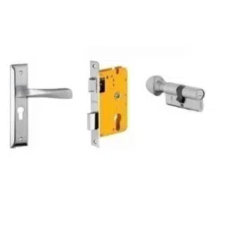 Dorset HL Series Noha 60mm Stainless Steel Door Handle Lock Set with Coin &a; Knob (Pack of 3)-picture-10