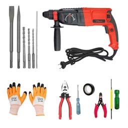 Hillgrove HGCM31M1 1200W 26mm Hammer Drill Machine Kit-10