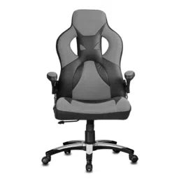 Furniturstation Leatherette Black &a; Grey Leatherette High Back Gaming Chair, SB_ GAMENG-01BKGR-picture-7