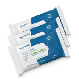 Everactiv by HCAH 10 Pcs SEN245-ERUW601 Soft Body Cleansing Bed Bath Wipes, Size: XL (Pack of 3)-image-17