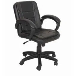 Sunview Black Medium Back Office Chair (Pack of 2)-image-4