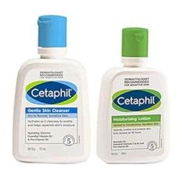 Cetaphil 100g Moisturizing Lotion &a; 125ml Gentle Skin Cleanser Combo-10