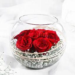 Crimson Grace Rose Arrangement-21
