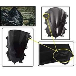 AOW Polycarbonate Bubble Racing Visor Glass for Yamaha R15 V4-78