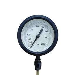 Japsin Instrumentation 0-200 deg C Inert Gas Filled Dial Thermometer, Connection: 1/2 inch, JI-BMT-1008-4
