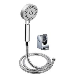 Aquieen ABS Silver 5 Function Hand Shower with Hook &a; Tube-image-78