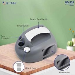 Dr Odin OD-305 6ml Grey Piston Compressor Nebulizer with Complete Kit with 2 Years Warranty image 5