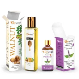GoWoo 2 Pcs 10ml Natural Therapeutic Grade Aromatherapy Patchouli Aroma Oil &a; 100ml Walnut Carrier Oil Set, GWOC1073-P39+P183-picture-41