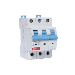 Devco 16A 10kA C Curve Triple Pole MCB, MCB30160C-4
