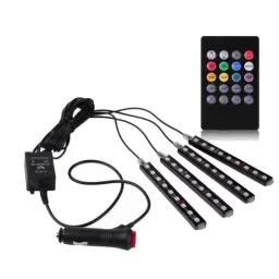 Love4ride Car Decorative Multicolour Mood Light with Remote-44