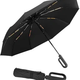 UV with Carabiner HandleforTravel Rain and Sun Automatic Open Close Umbrella-23