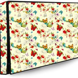 Wacky for 43 inch Thomson, KODAK, Sony, Samsang, Mi Led TV Cover- Led-43-K-Butterfly-image-2