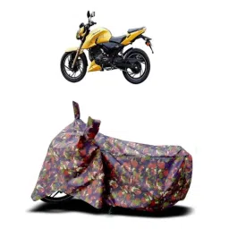 Winted Polyester UV &a; Water Resistant Bike Body Cover for TVS Apache RTR 200, WIN-P-013-image-58