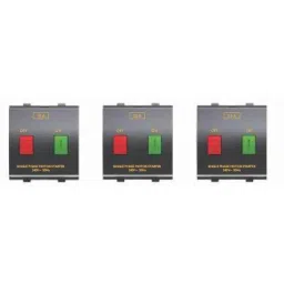 Goldmedal 25A 2 Module Digital Chrome Voltage Grey Motor Starter Switch, 102059 (Pack of 10)-picture-37