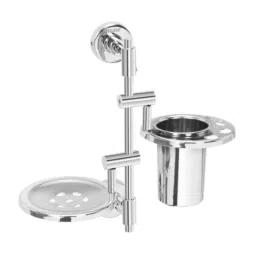Ruhe Solar Stainless Steel Chrome Finish Soap Dish with Tumbler Holder, 12-0808-01-picture-29