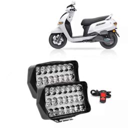 Cartronics 21 Led Fog Light with On/Off Switch for Tvs Iqube BlackSet Of 2 Pcs, CAR-TI4KCN-picture-4