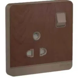 Schneider Electric AvatarOn 3P 6 A 250V Wood Switched Socket, E8315_6_WD-picture-36