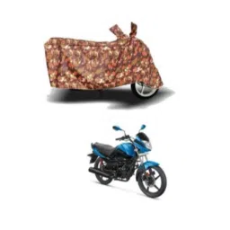Winted Polyester UV &a; Water Resistant Bike Body Cover for Hero Splendor iSmart, WIN-P-146-image-14