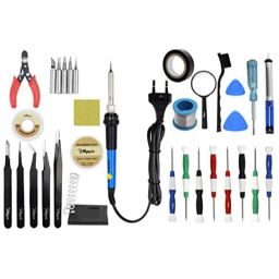 Hillgrove 23 in 1 Electronic Professional Mobile Repairing Soldering &a; Desoldering Equipment Tool Kit, HG0116-35