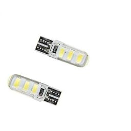 AOW 6 SMD (White) Gel LED Parking Bulb Pilot Light/License Plate car Lights For Mahindra Verito (Pair/12V)-11