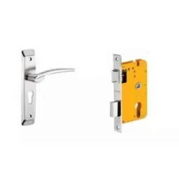 Dorset HL Series Letizia 8 inch Stainless Steel Silver Chrome Finish Door Handle Lock Set with Mortise Latch (Pack of 4)-picture-24