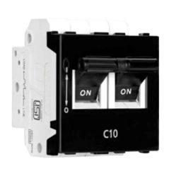 Anchor Ziva 16A Double Pole C Curve Mini Modular MCB, 68991B, Breaking Capacity: 3 kA-picture-13