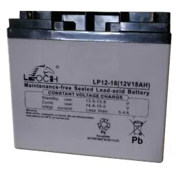 Leoch 12V 18Ah Lead Acid VRLA Battery for UPS &a; Other Applications, LP12-18-25