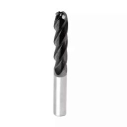 Dolphin 5x100mm 55 HRC Solid Carbide 4 Flute Round Long Ball Nose End Mill-image-13