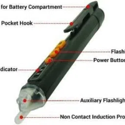 gadariya king Non-Contact AC Voltage Tester Alert Pen Volt Test Meter Detector Sensor 90~1000V Digital Voltage Tester image 3