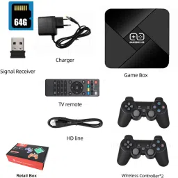 COUNTACH Video Game Box G5 WiFi 4K Emulator 50000+ Games Retro TV Box Console 64 GB with Super Mario, Crash, GTA, Zelda, Sonic, Donkey Kong, Street Fighter-picture-17