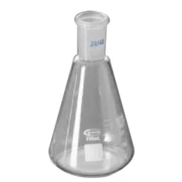 Glassco 25ml White Printing Boro 3.3 Glass Erlenmeyer Flask with Joint, 071.470.06 (Pack of 2)-14